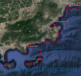 14 Days From Saint-Raphael to the Iles d'Or