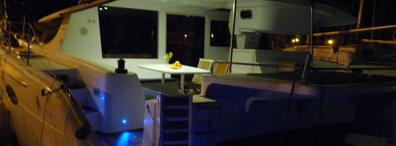 crewed catamaran charters in Italy