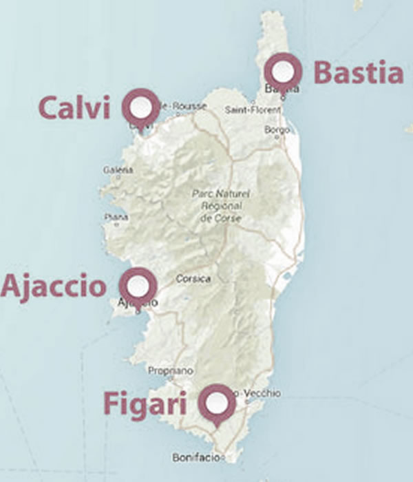 Corsica airports