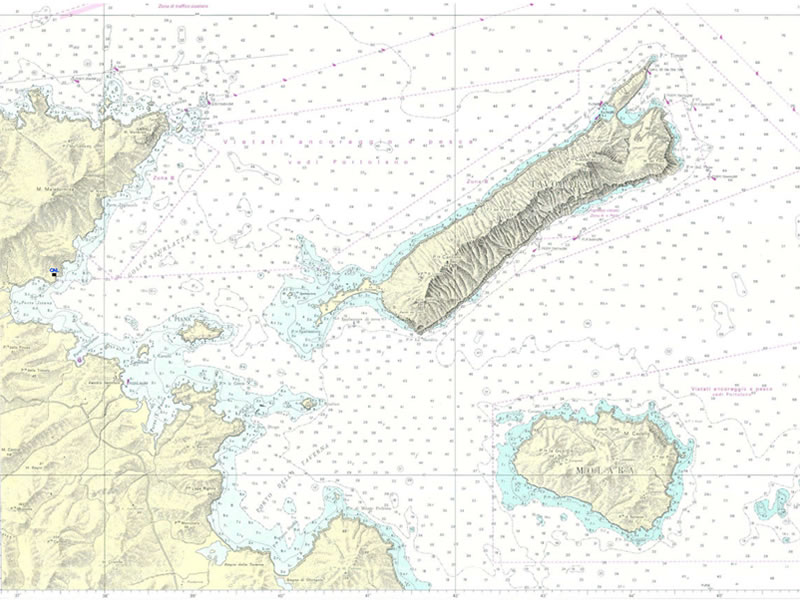 Tavolara Sardinia chart