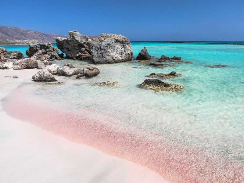 La spiaggia Rosa Sardegna